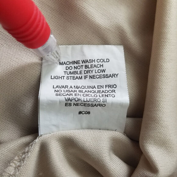 Lily Rose Dress Juniors Small Fuchsia Beige Chevron Belted Sleeveless Scoop Neck - Picture 5 of 9